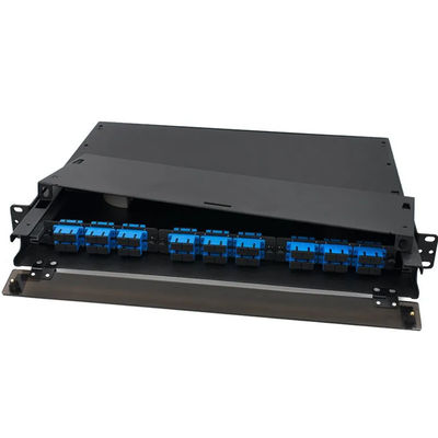 गुणवत्ता  OS2 MPO MTP Patch Panels UPC Duplex LGX Adapter SC Fiber Patch Panel कारखाना