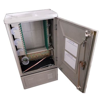 गुणवत्ता  FC SMC Fiber Optic Cabinet FDH Outdoor Fiber Distribution Cabinet 144 Core कारखाना
