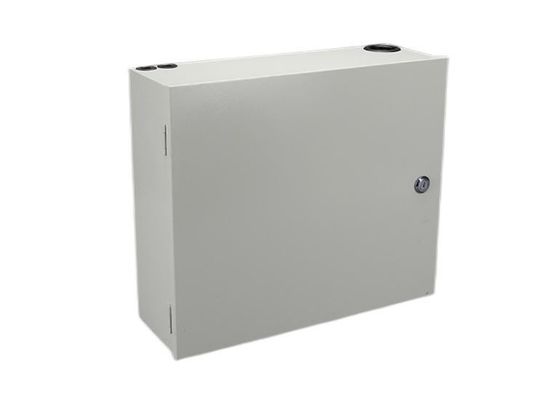 गुणवत्ता  ODF Wall Mount Fiber Enclosure Distribution Box FC 72F 72 Port Single Door कारखाना