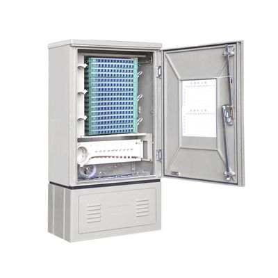 FTTH फ्लोर स्टैंडिंग कैबिनेट SM / MM फाइबर ऑप्टिक वॉल बॉक्स बाहरी