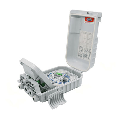 FTTx 1x8 PLC फाइबर ऑप्टिक स्प्लिटर बॉक्स वितरण IP68 16 करोड़