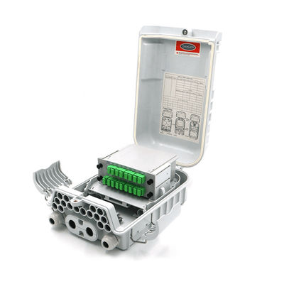 FTTx 1x8 PLC फाइबर ऑप्टिक स्प्लिटर बॉक्स वितरण IP68 16 करोड़