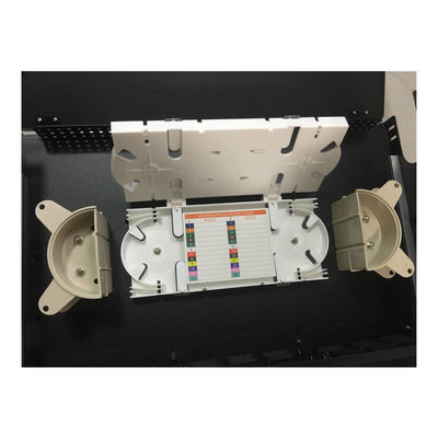 Splice MPO MTP पैच पैनल 144F SC APC 4U फाइबर पैच पैनल 12 अडैप्टर