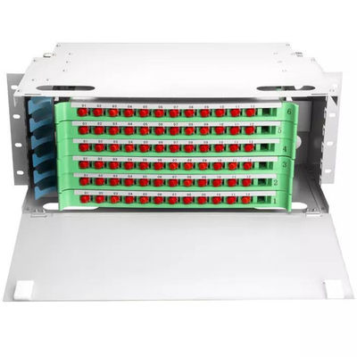 FTTH CATV ODF पैच पैनल 19 इंच FC 19 इंच FC ऑप्टिक डिस्ट्रीब्यूशन फ्रेम्स