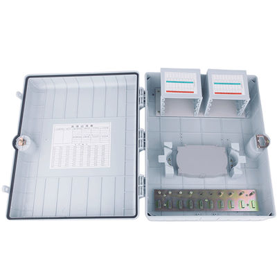 LGX PLC फाइबर ऑप्टिक स्प्लिटर APC / UPC 1x64 PLC स्प्लिटर लाइट ग्रे