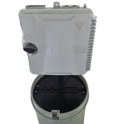 IP55 फाइबर ऑप्टिक टर्मिनल बॉक्स प्रोटेक्शन पेडेस्टल्स 1x16 PLC फाइबर स्प्लिटर