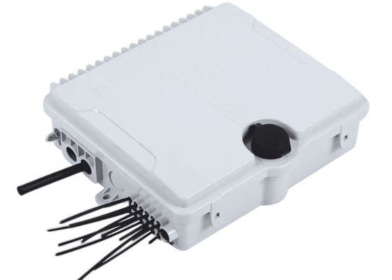 फाइबर ऑप्टिक टर्मिनल बॉक्स 12पोर्ट SC/LC/ST/FC IP-66 UPC/APC लाइट ग्रे FTTH