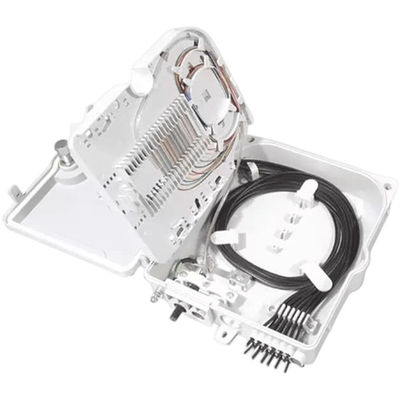 फाइबर ऑप्टिक टर्मिनल बॉक्स 12पोर्ट SC/LC/ST/FC IP-66 UPC/APC लाइट ग्रे FTTH