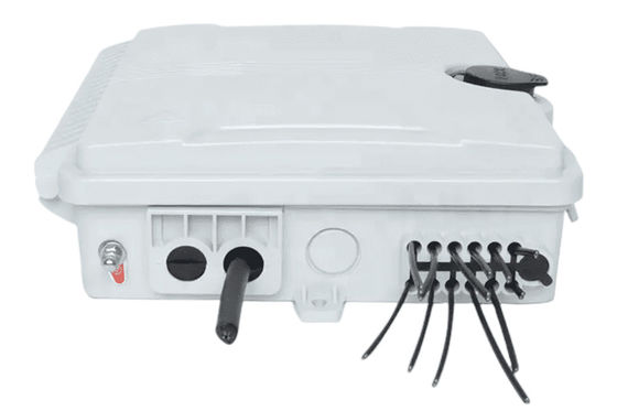 फाइबर ऑप्टिक टर्मिनल बॉक्स 12पोर्ट SC/LC/ST/FC IP-66 UPC/APC लाइट ग्रे FTTH