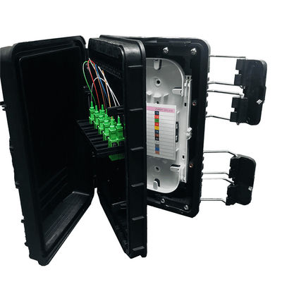 8Core 16Core फाइबर ऑप्टिक टर्मिनल बॉक्स FC / LC PLC स्प्लिटर बॉक्स IP65