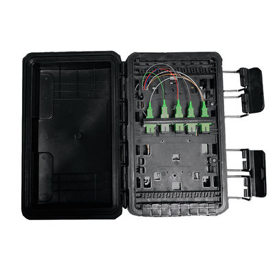 8Core 16Core फाइबर ऑप्टिक टर्मिनल बॉक्स FC / LC PLC स्प्लिटर बॉक्स IP65