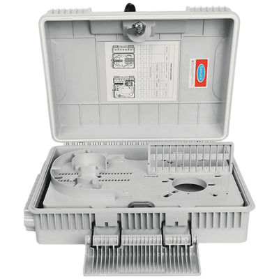 FTTB फाइबर ऑप्टिक स्प्लिटर बॉक्स OM1 LGX PLC 1x16 स्प्लिटर 24कोर