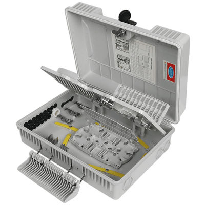 FTTB फाइबर ऑप्टिक स्प्लिटर बॉक्स OM1 LGX PLC 1x16 स्प्लिटर 24कोर