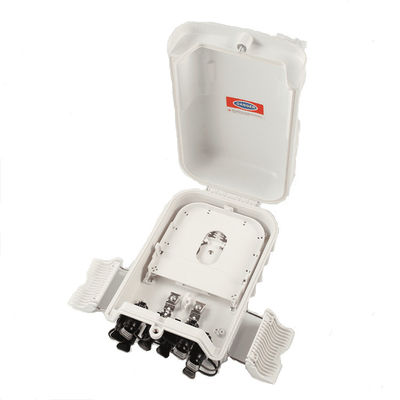 ABS PLC 8 पोर्ट फाइबर टर्मिनेशन बॉक्स ग्रे ऑप्टिकल टर्मिनल एनक्लोजर IP65