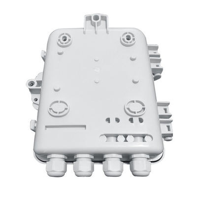 SC 1x8 PLC फाइबर ऑप्टिक स्प्लिटर बॉक्स IP65 12 करोड़ वॉल माउंटेड
