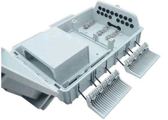 18F 16 पोर्ट फाइबर ऑप्टिक स्प्लिटर बॉक्स 1*16 LGX PLC वॉल माउंट