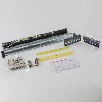 UTP नेटवर्क पैच पैनल इंटीग्रेटेड RJ45 1U 24 पोर्ट पैच पैनल
